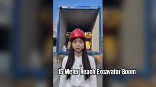 Lihat Max Dig Depth 15410 Mm Q345B Q690D Ekskavator Long Boom Dengan Demo Lebar Track Shoe 600 Mm