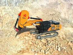 Heavy Duty Rock Arm Untuk Sany SY500 Dengan Excavator Ripper 21Ton Rock Arm Ripper