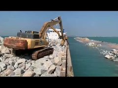 Excavator Grapple untuk Rock di laut