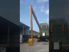 Excavator yang kuat dan serbaguna depan panjang dengan satu konfigurasi penghubung Q345B Q690D