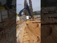 Tangan geser teleskopik excavator 10M +86 18127591702