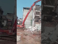 24M High Reach Demolition Boom untuk excavator